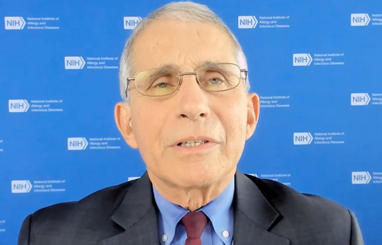 Dr. Anthony Fauci addresses ACR Convergence 2020, promotes public health measures to limit COVID-19