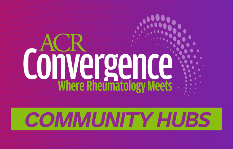 Virtual Community Hubs keep rheumatology subcommunities connected