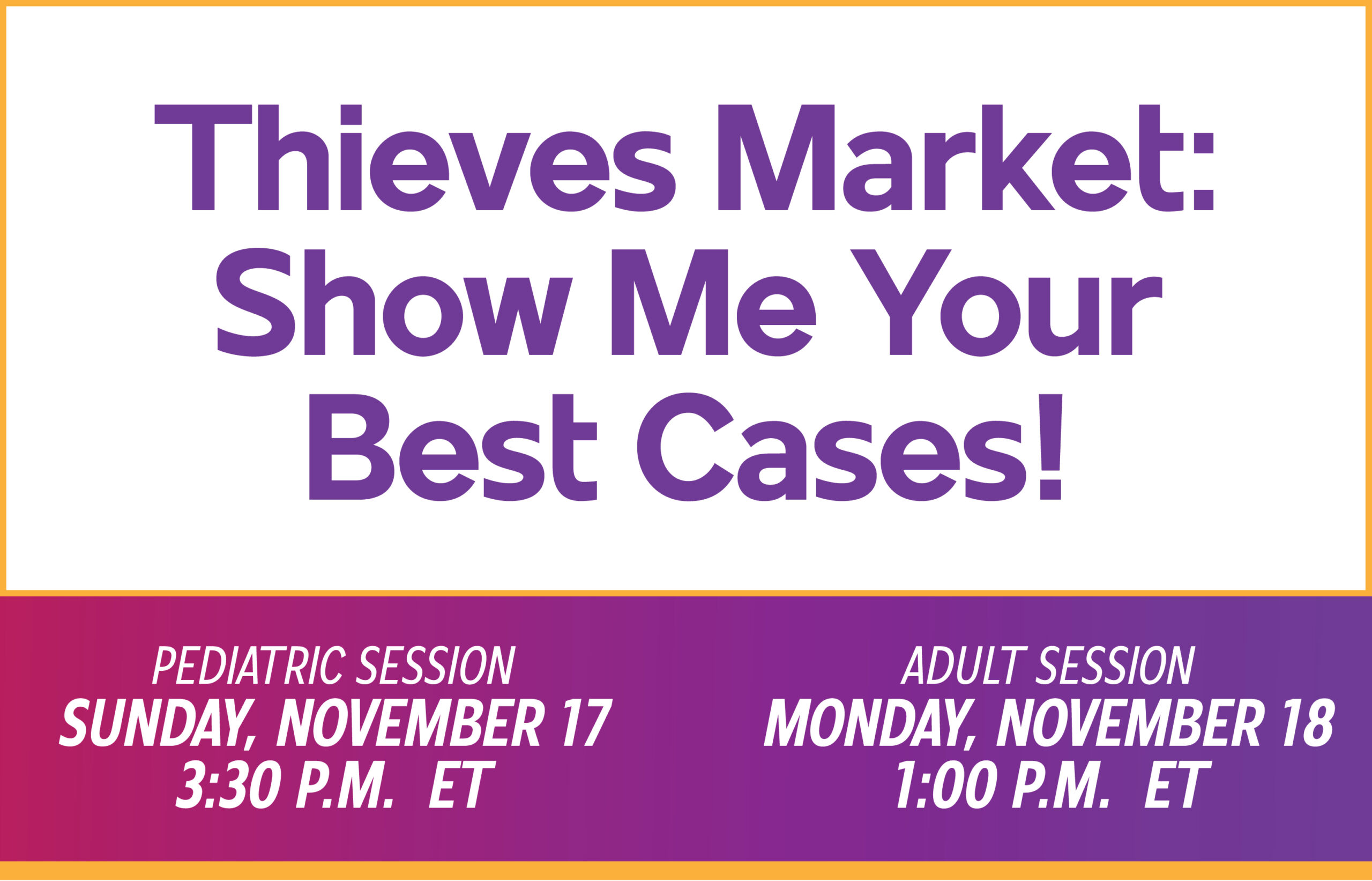 Thieves Market Sessions Will Challenge Attendees with Rare and Puzzling Cases
