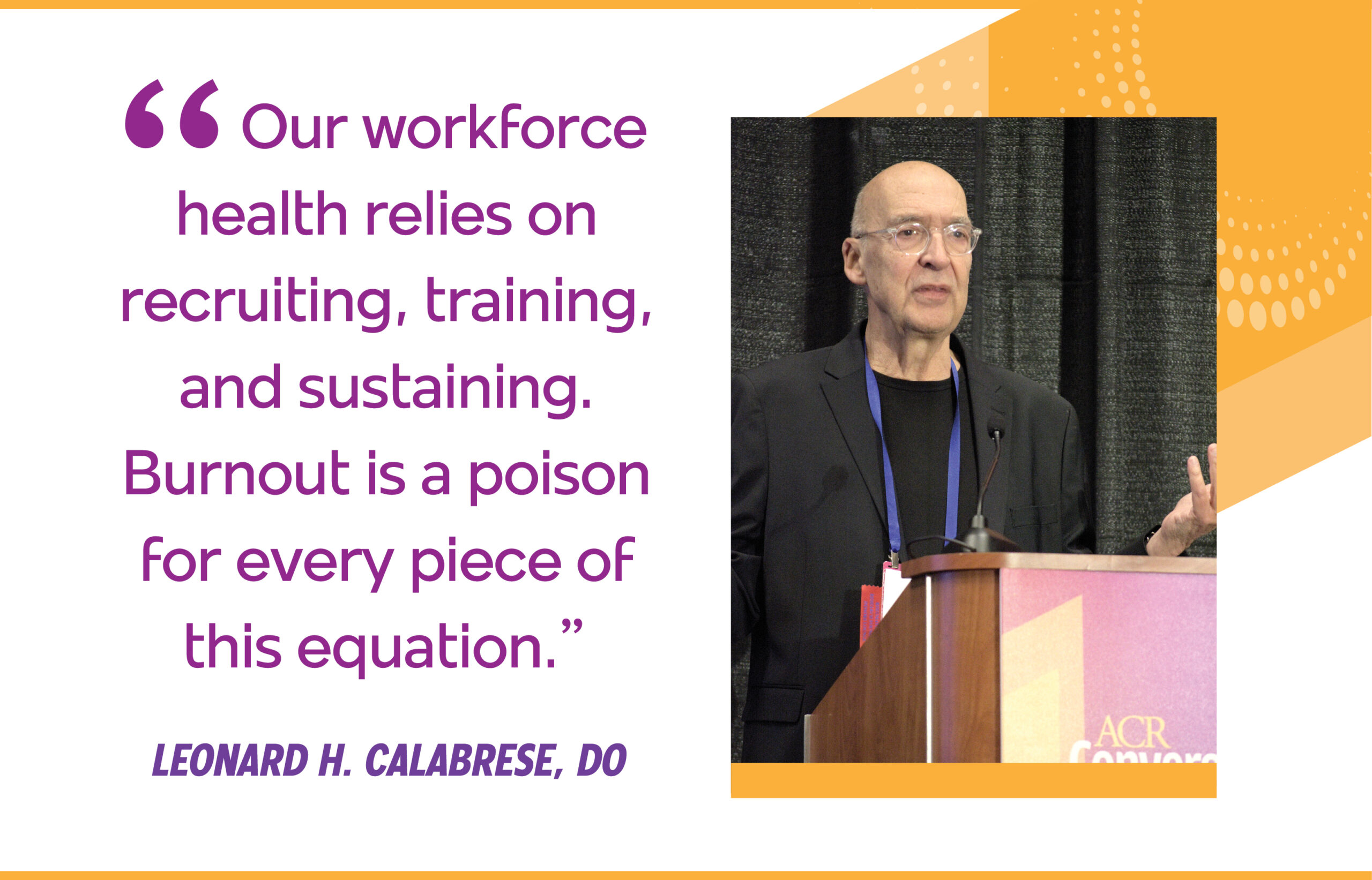 Session Highlights the Confluence of Burnout and Workforce Shortages in Rheumatology